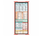 WhiteCoat Clipboard® Trifold - Coral Physical Therapy Edition